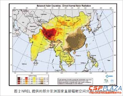 我国太阳能辐照资源分布概况