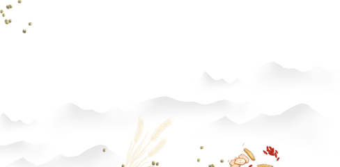 增甘以养脾气五谷杂粮灰色中国风展板